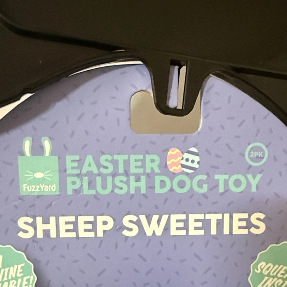 Fuzzyard Sheep Sweeties Easter Plush Dog Toy Set Machine Washable with Squeakers